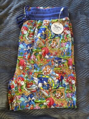 Unisex Sonic the Hedgehog Bamboo Adult Straight Leg Pants